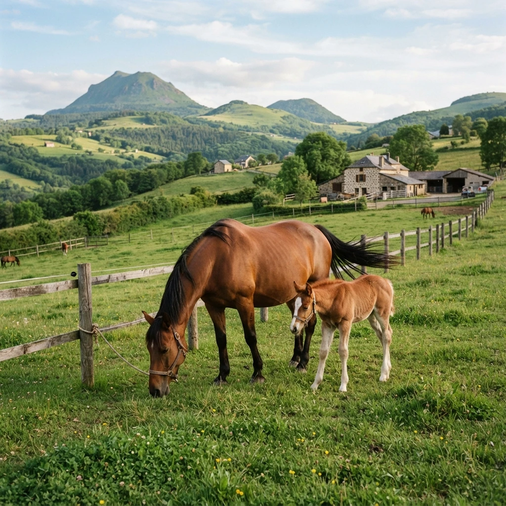 Élevage de chevaux au BATIFOL'ANES, Sansac-de-Marmiesse